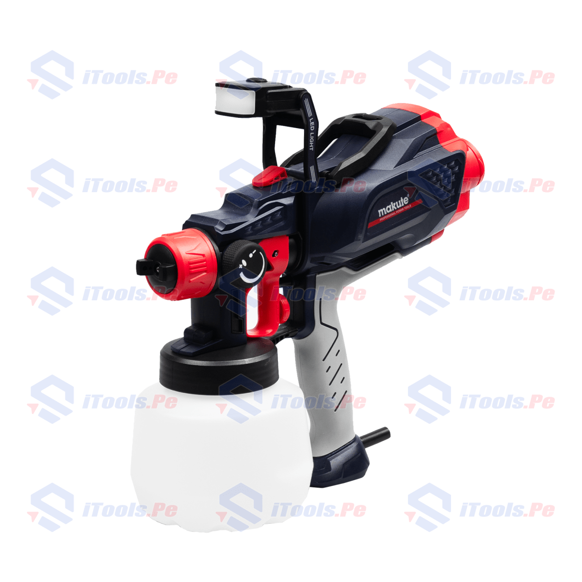 PISTOLA PARA PINTAR 550W 1200ML MAKUTE CON LUZ LED/ SG1311