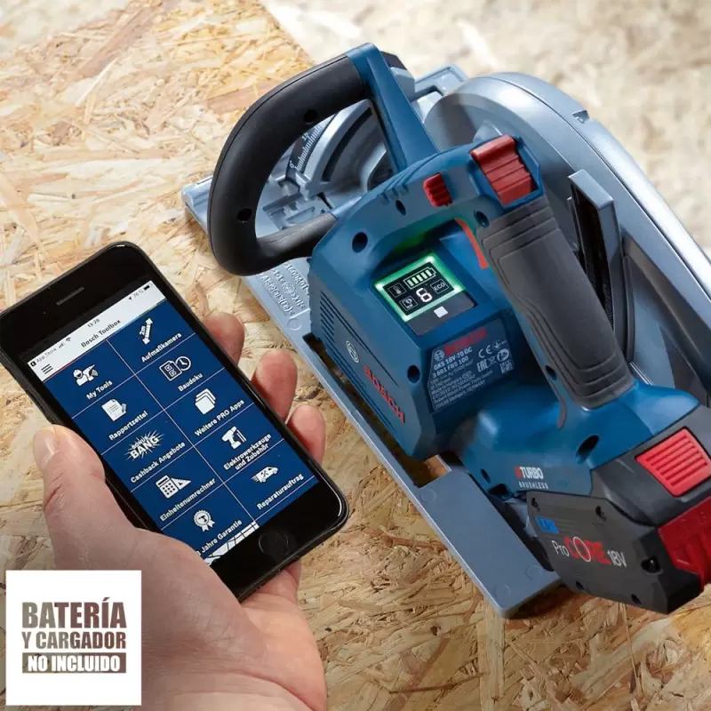 SIERRA CIRCULAR BOSCH GKS 18V-68 GC 1800W BITURBO 18V SB - 06016B51E03