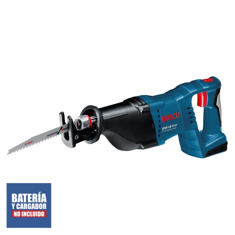 Sierra Sable Inalámbrica 18 V.  GSA 18V-LI3
