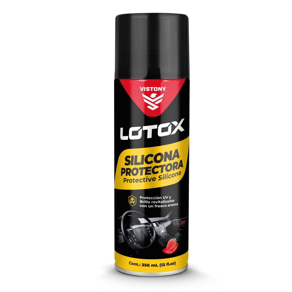 SILICONA TRANSPARENTE LOTOX AROMA FRESA DE 356ML-12 OZ/14002071