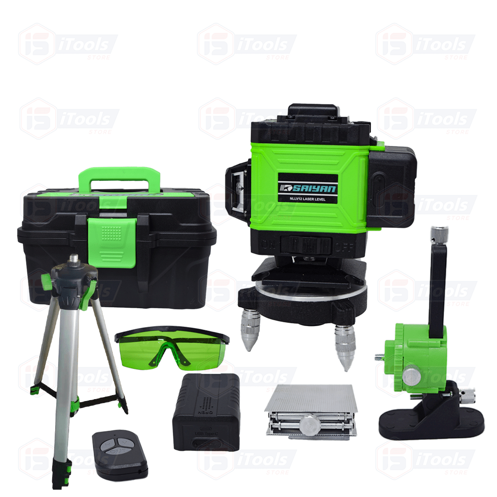 NIVEL LÁSER 12 LÍNEAS AUTONIVELANTE SAIYAN NLLV121