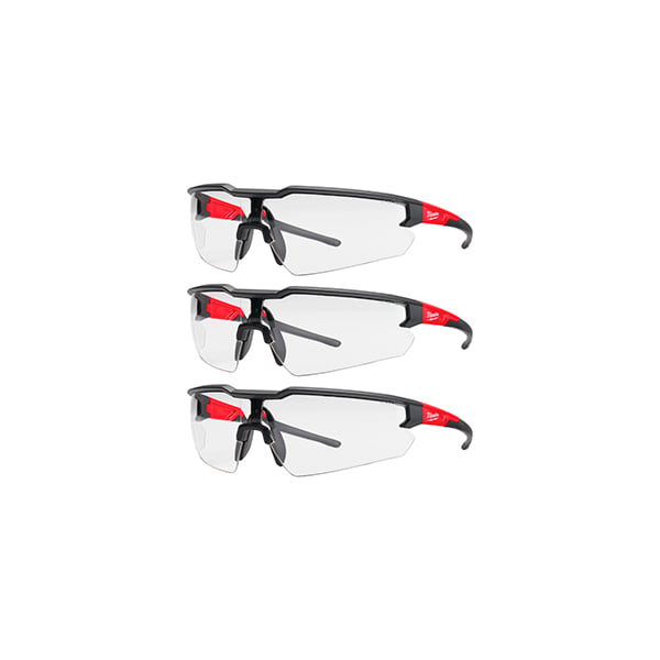 KIT DE 3 LENTES DE SEGURIDAD ANTI-RAYADURAS MILWAUKEE 48-73-20521