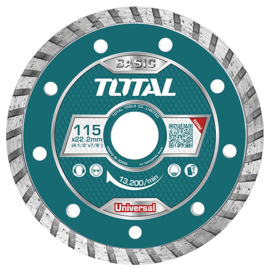 DISCO DIAMANTADO 4 1/2 115 MM TURBO TOTAL TAC21311531