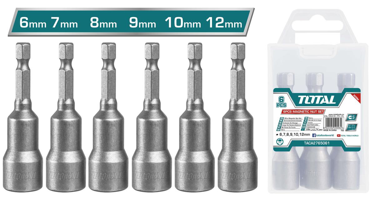 SET DE PORTA TUERCAS MAGNETICAS 6PCS TOTAL2
