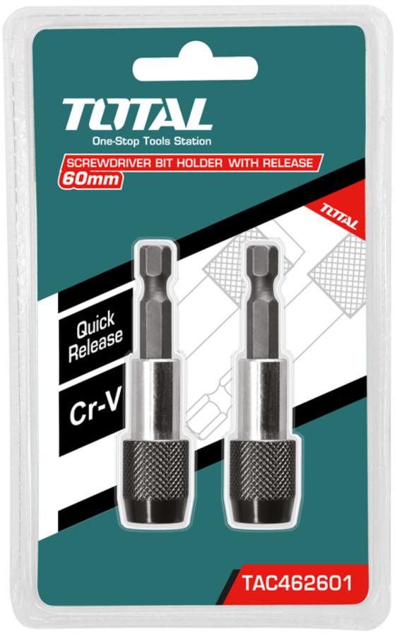 PORTA PUNTAS MAGNETICOS CON SEGURO 1/4