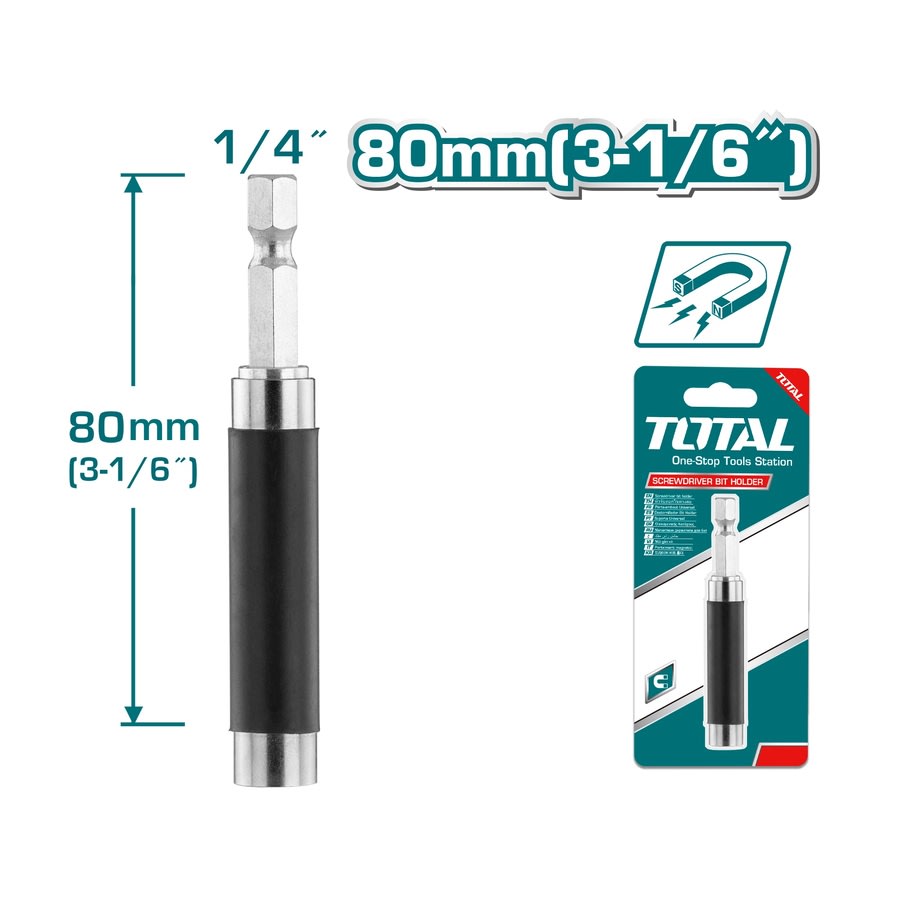 Extensión TOTAL portapuntas de destornillador con Magnético (TAC463801)1