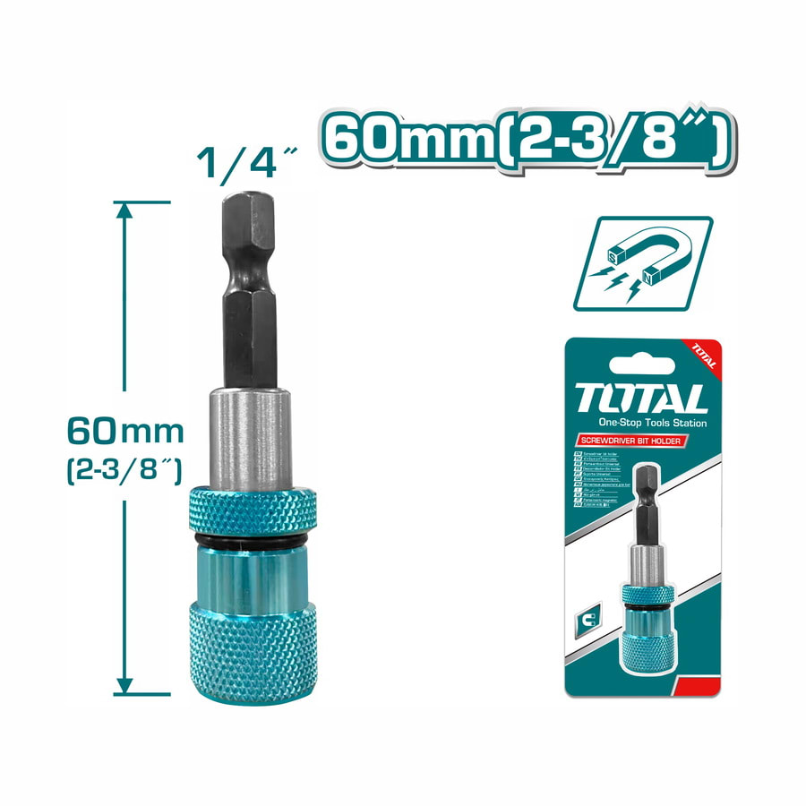 Portapuntas de destornillador TOTAL Limit (TAC464601)1