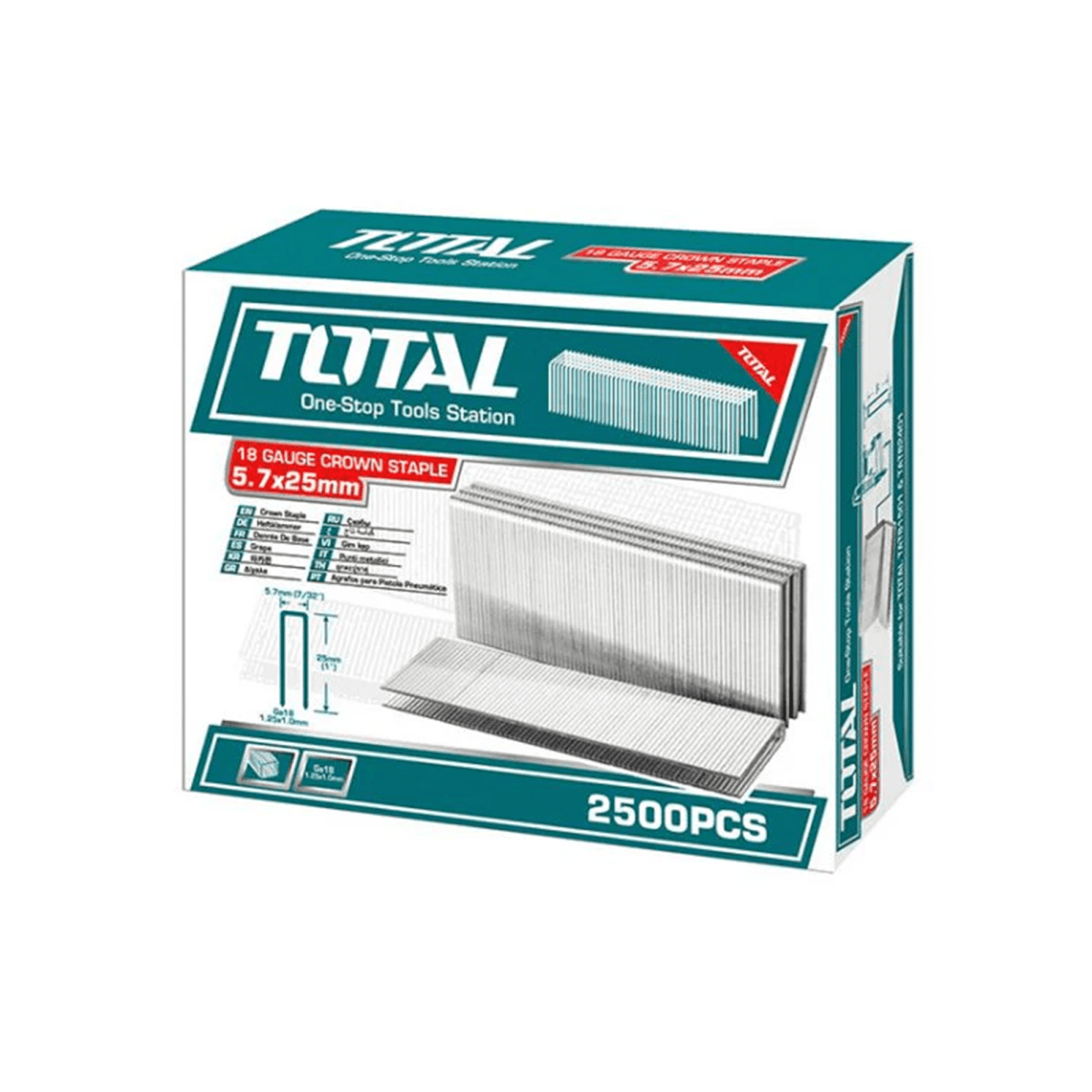 GRAPA CORCHETE 5.7 X 40MM 2500 UNIDADES TOTAL TAC9184021