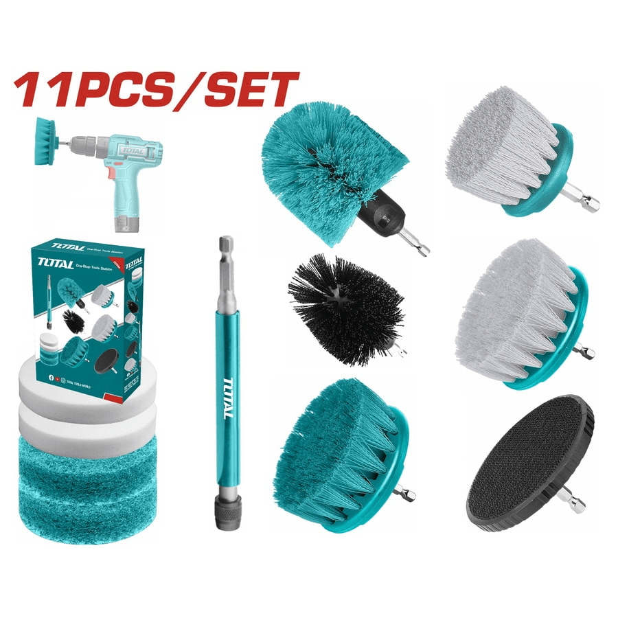 SET DE ESCOBILLAS PARA TALADRO 11PZS / TACB11011