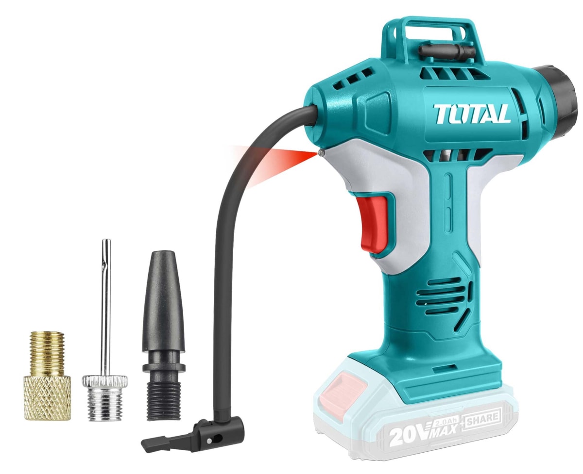COMPRESORA PARA AUTO 20V TOTAL 150PSI2