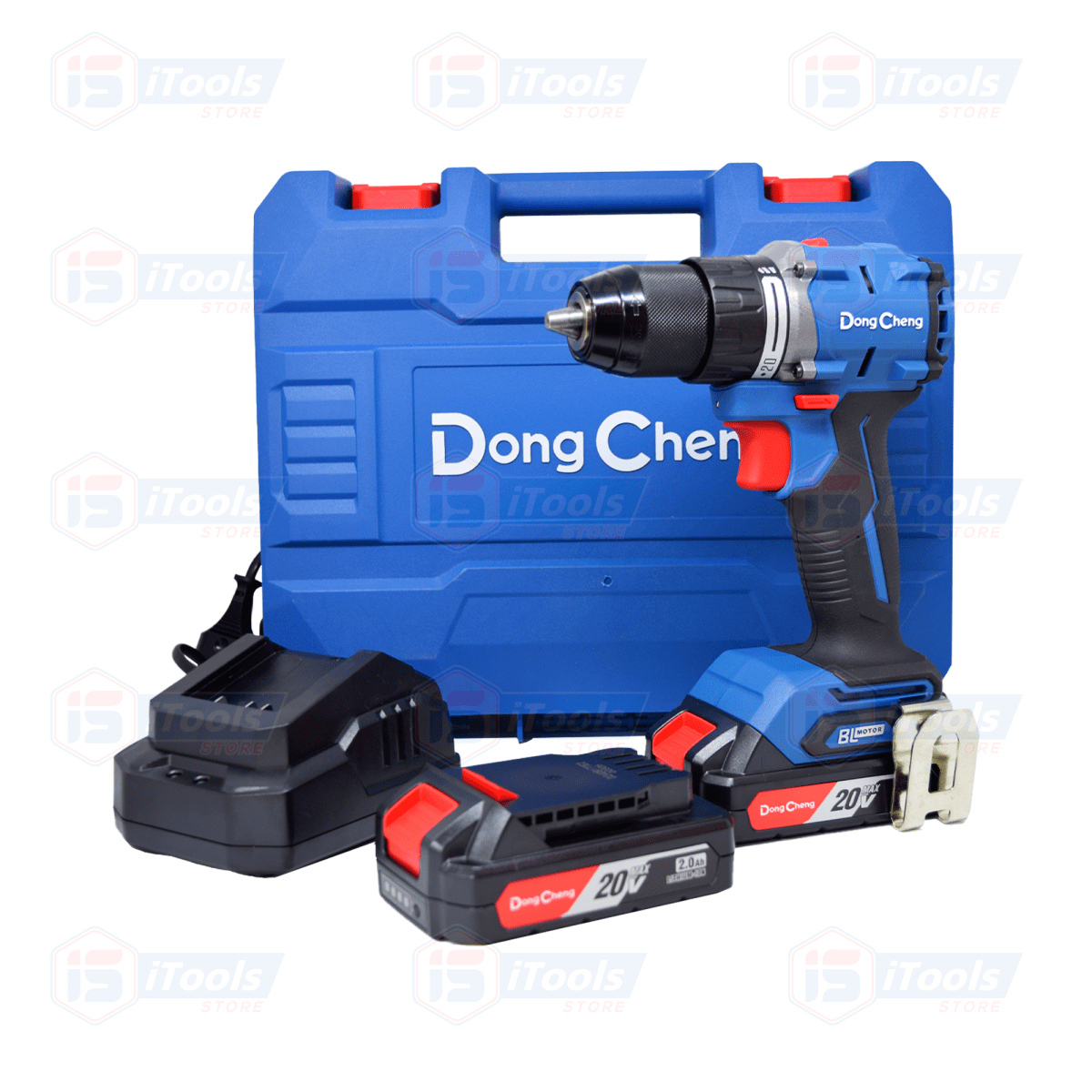 TALADRO PERCUTOR 60NM + BATERIAS 2 A.H. DONGCHENG / DCJZ2060IAM1