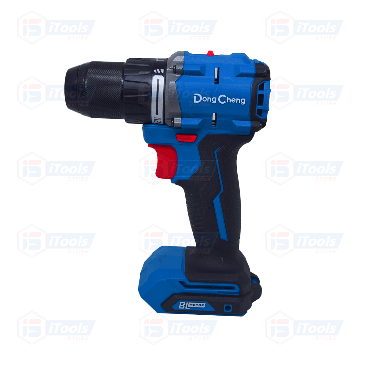 COMBO KIT TALADRO PERCUTOR 2060 + ATORNILLADOR DE IMPACTO 208 DONGCHENG 20V 4AH BRUSHLESS / DCKIT26EK3