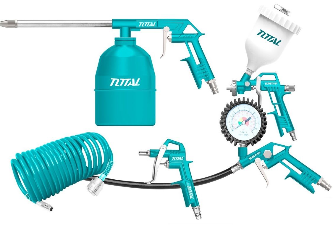 SET DE ACCESORIOS PARA COMPRESORAS 5 PIEZAS TOTAL3