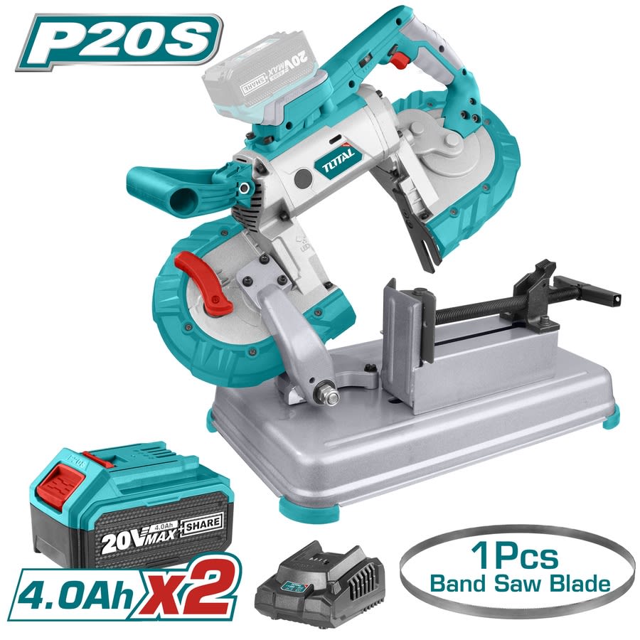 Sierra de cinta TOTAL Inalambrico Litio 20V (TBSLI201272)1