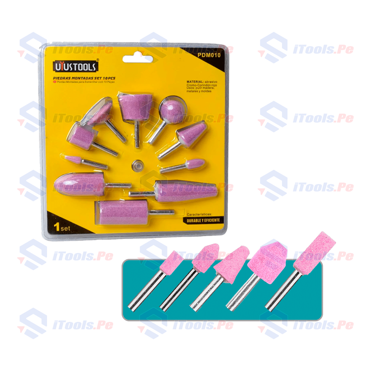 KIT RECTIFICADORA 20V TOTAL + BATERÍA 5AH + CARGADOR 4AH4