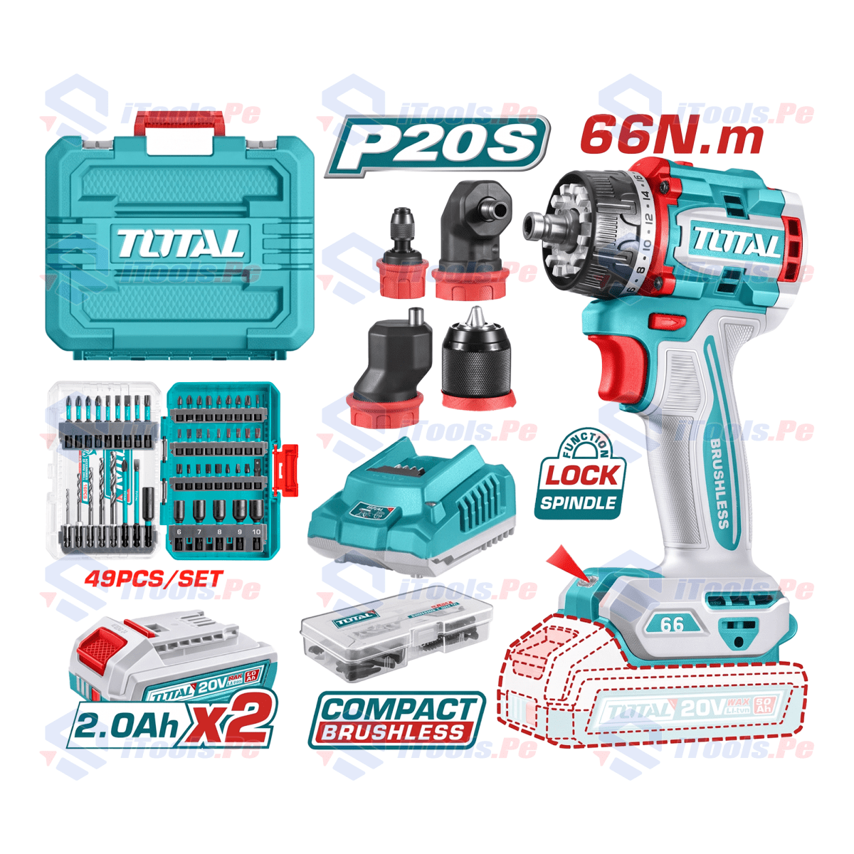 KIT TALADRO MULTICABEZAL TOTAL1