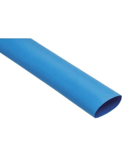 TUBO TERMOCONTRAÍBLE 1000V AZUL X 1MT / TERMOAZ1
