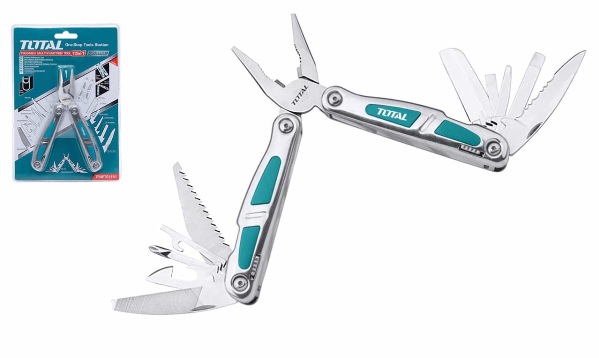 ALICATE MULTIUSO 15 FUNCIONES TOTAL TOOLS TFMFT011511