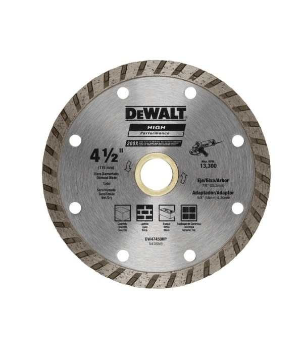 DISCO DIAMANTADO TURBO 4 1/2