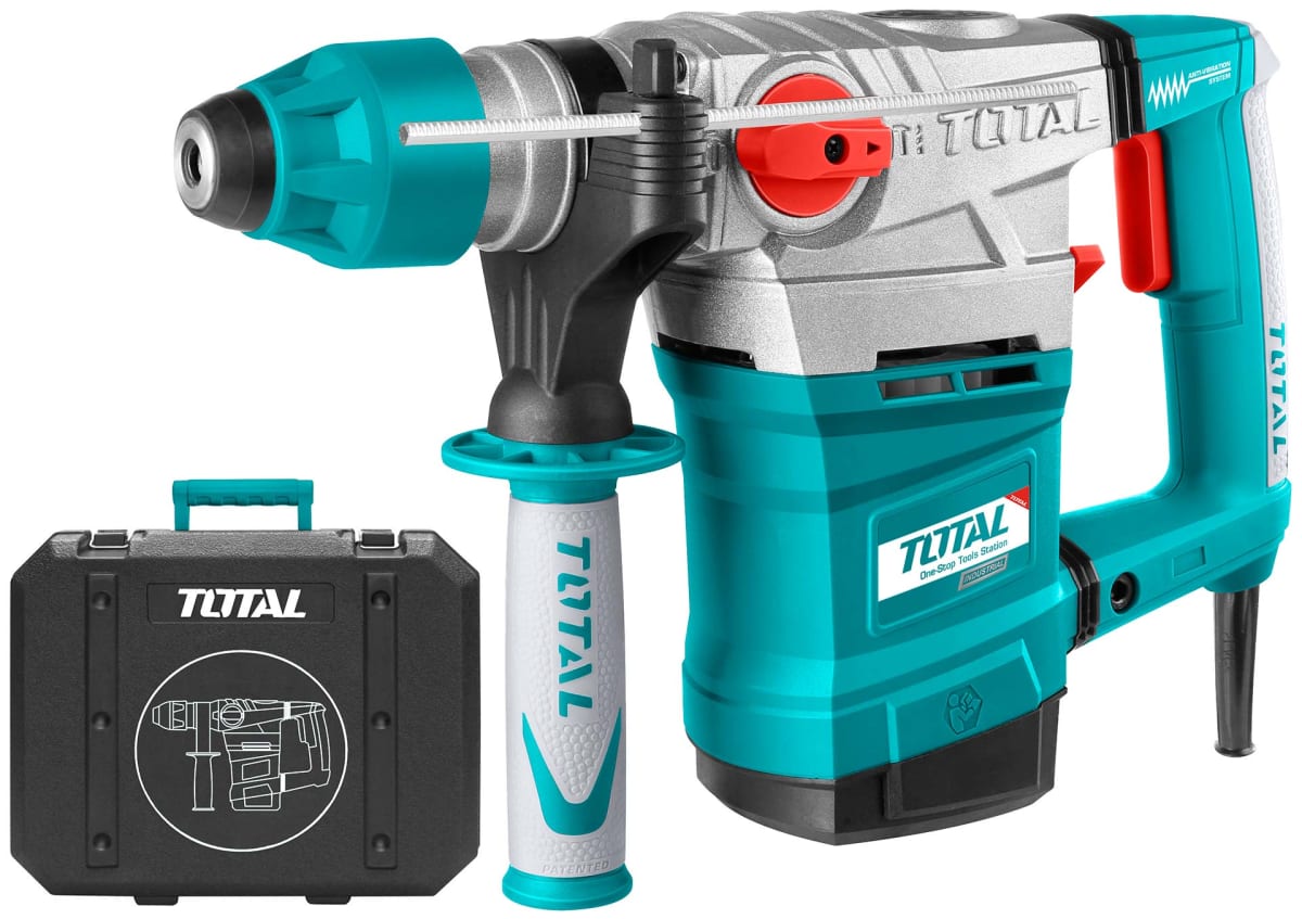 ROTOMARTILLO SDS PLUS 1800 W. 850 RPM 7 J + MALETIN + 5 ACCESORIOS TOTAL TH1183661