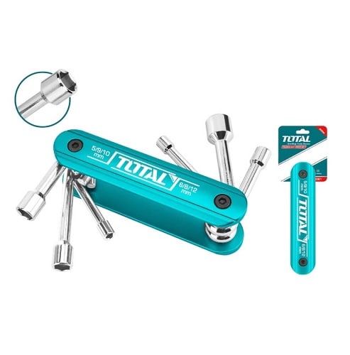 JUEGO DE LLAVES HEXAGONAL 6 PIEZAS TOTAL TOOLS THFND0612