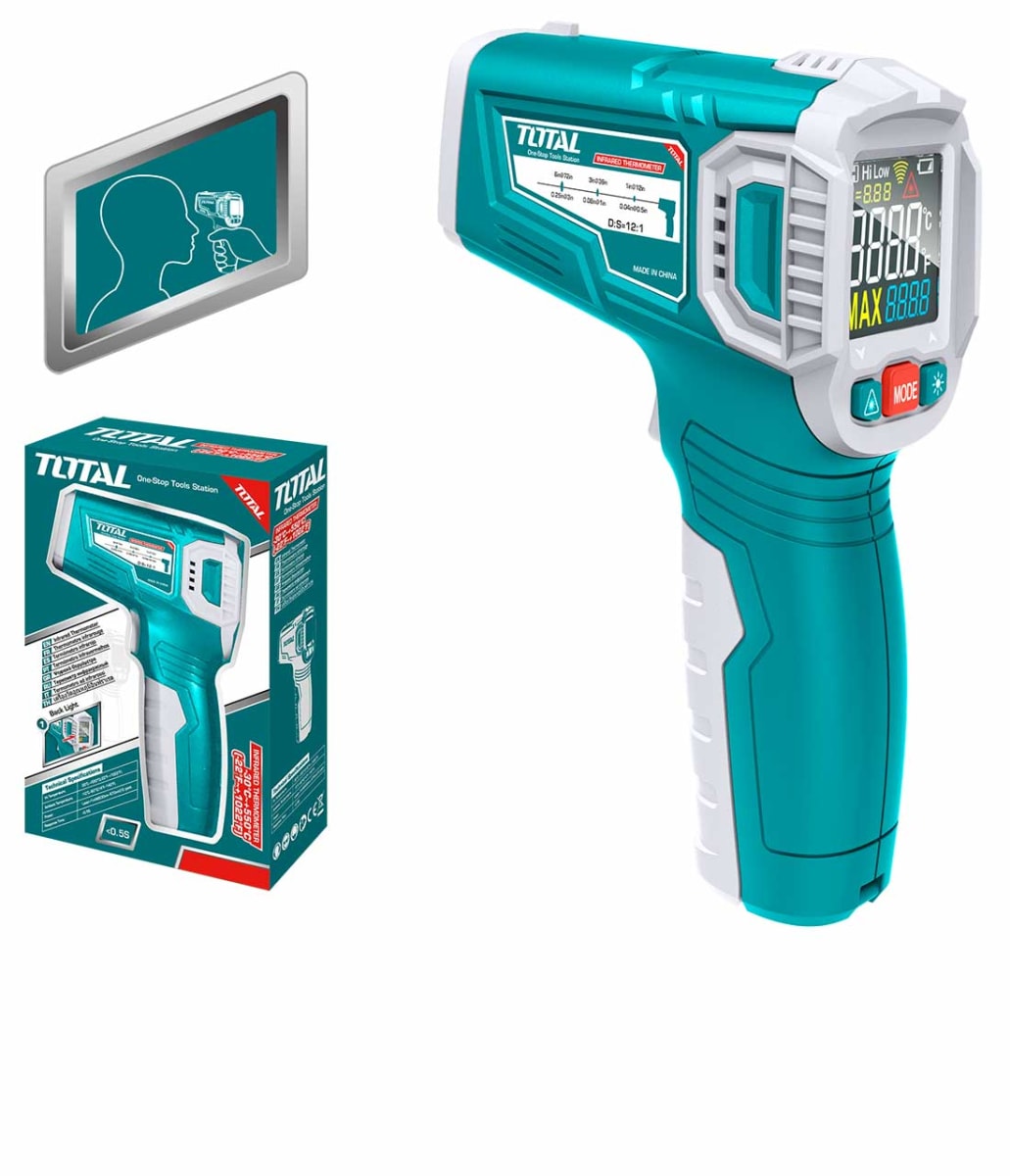 TERMOMETRO INFRARROJO DIGITAL THIT010381 TOTAL1