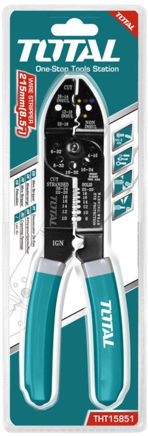 ALICATE PELACABLE 8.5 PULGADAS (215MM) TOTAL THT158511