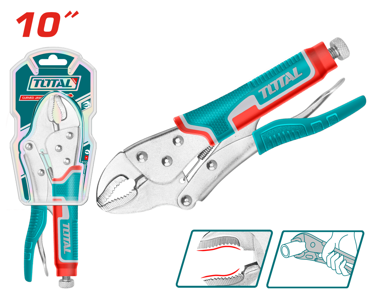 ALICATE PRESION CURVO TOTAL 10