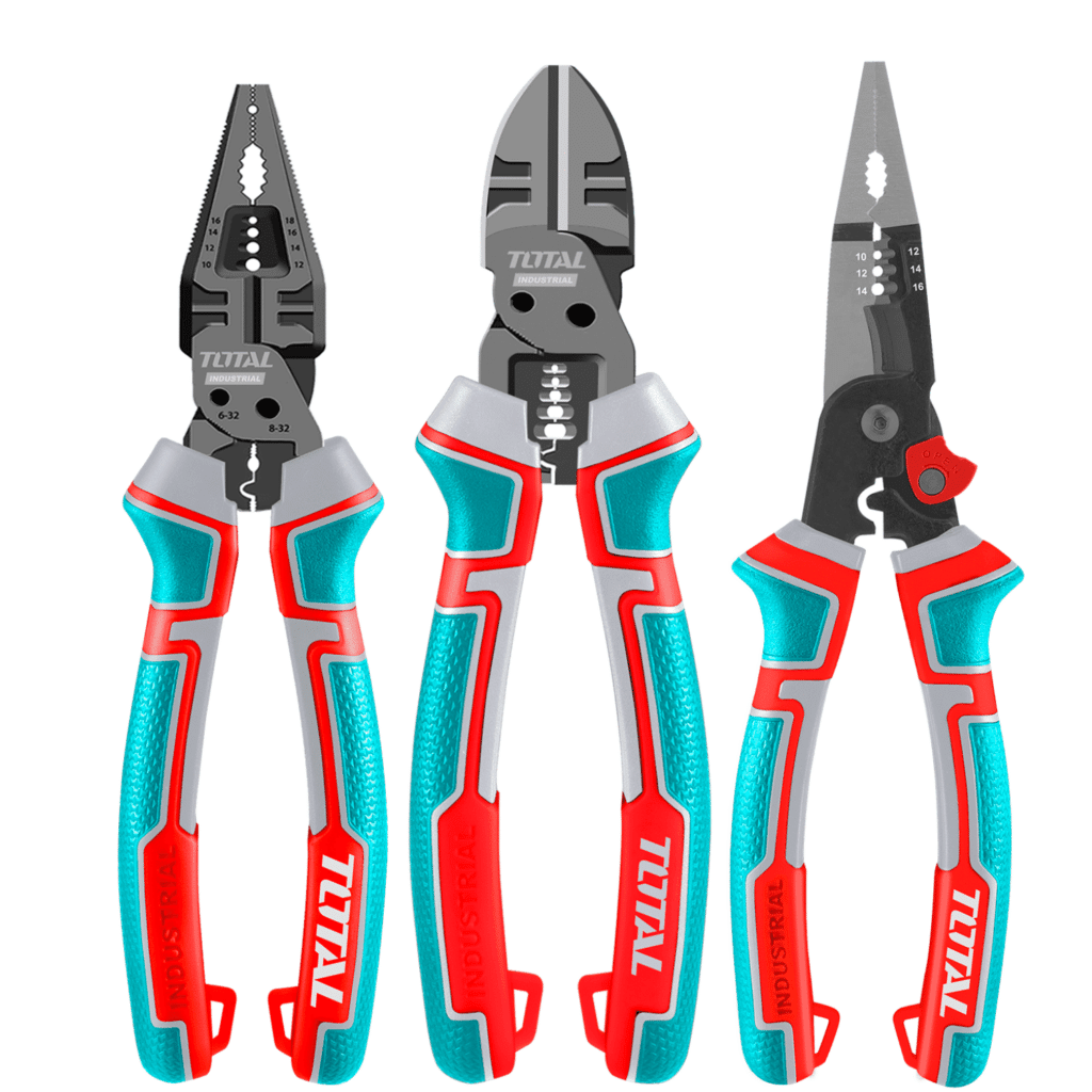 SET DE ALICATES 3PCS CR-V 200MM(8'') (ONE TIME) INDUSTRIAL - THT2MK2313