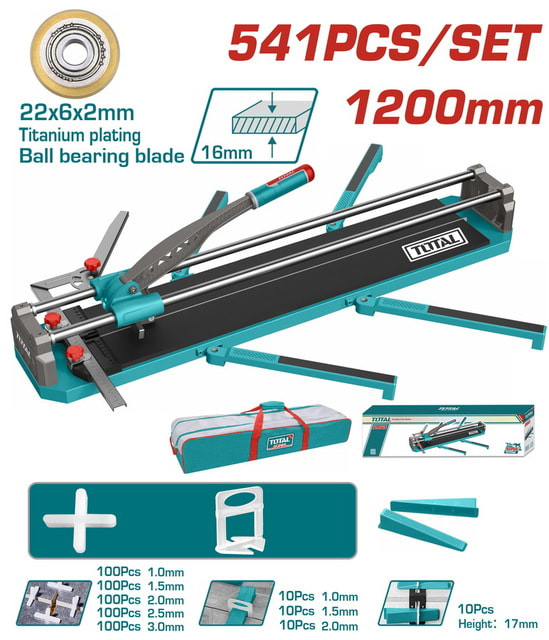 Cortadora de Cerámico 120cm +540 Pz, Total THTC120081