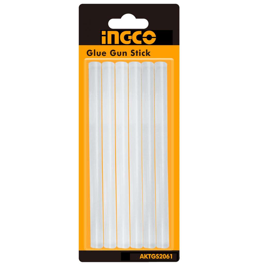 SILICONA CALIENTE BARRA INGCO AKTGS2061 6PCS/ BLISTER 20 CM1