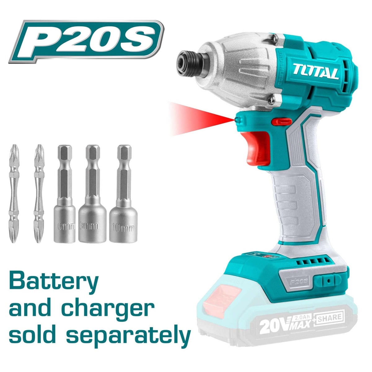 ATORNILLADOR IMPACTO TOTAL 170NM BARETOOLS INDUSTRIAL BRUSHLESS TIRLI200301