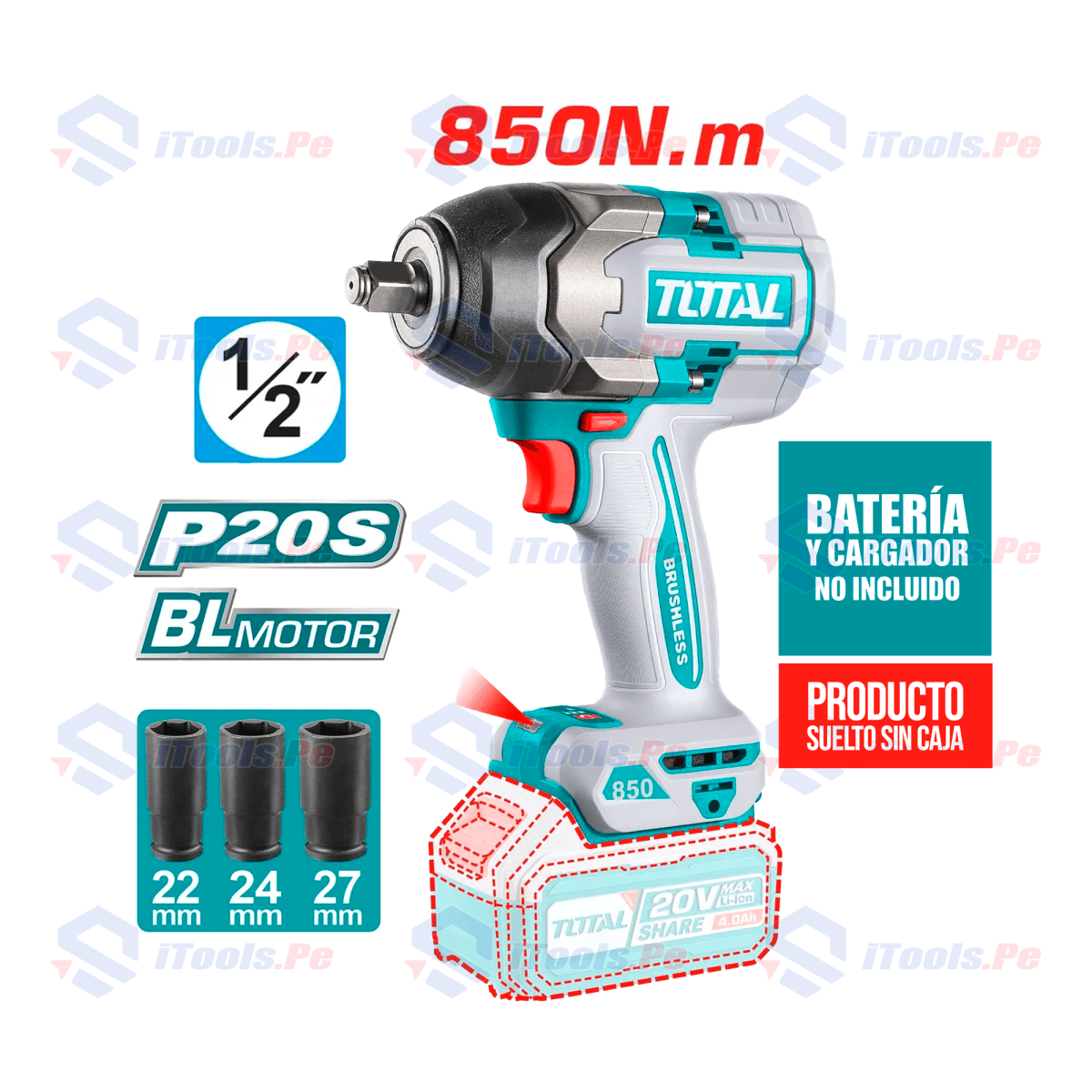 LLAVE DE IMPACTO 1/2
