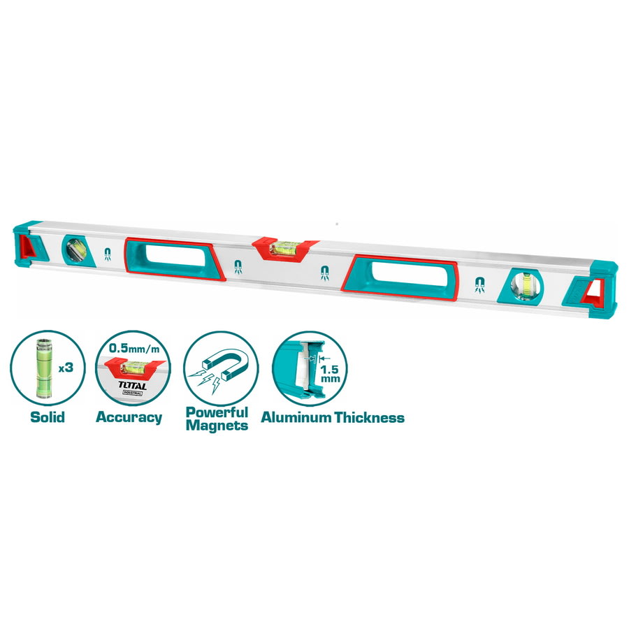 TOTAL NIVEL ALUMINIO MAG 80CM 48 TMT21205M1
