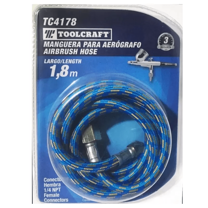 Manguera para pistola aerográfica 1.8 metros TC4178 Toolcraft1