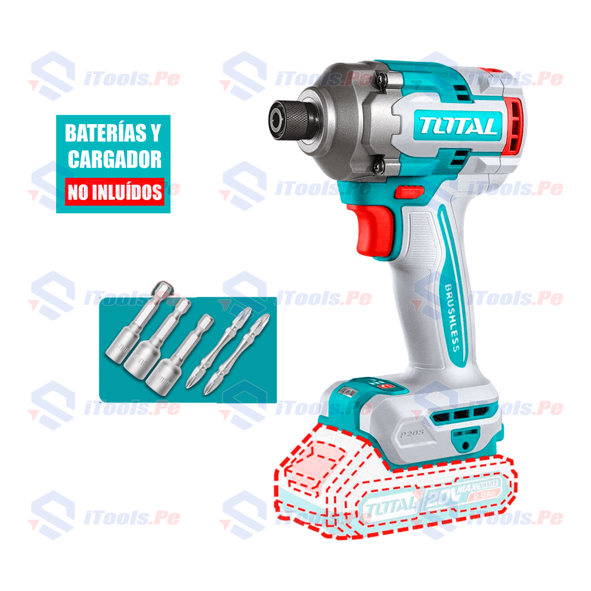 Atornillador de impacto 285NM BARETOOLS TOTAL / TOSLI240966-CBZ021