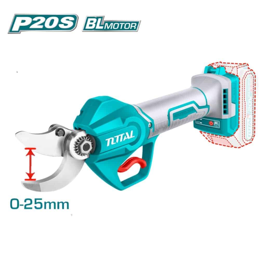 COMBO 2 EN 1 SIERRA CADENA 6'' + TIJERA PODAR 20V 2X2.0AH + MALETIN - TOSLI2507953