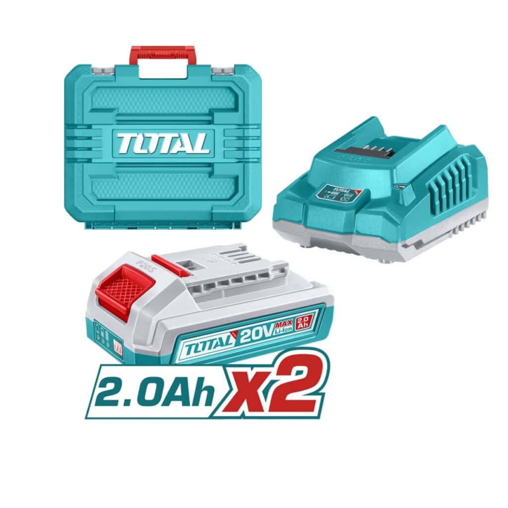 COMBO 2 EN 1 SIERRA CADENA 6'' + TIJERA PODAR 20V 2X2.0AH + MALETIN - TOSLI2507954