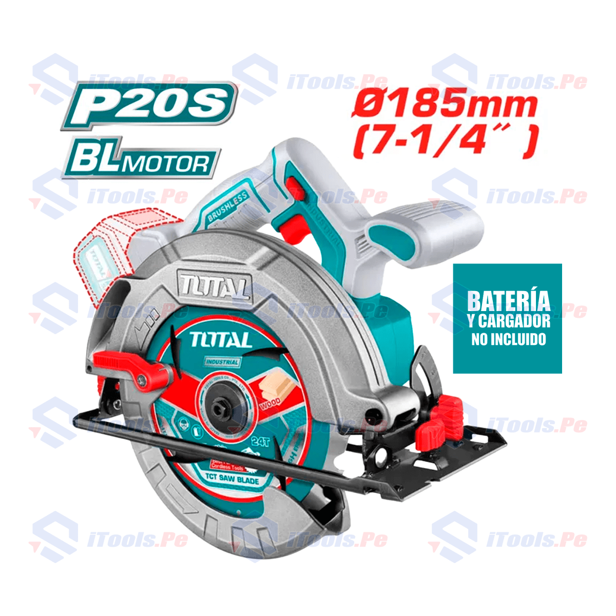 SIERRA CIRCULAR LI-ION 20V 4800RPM 185MM 7 1/4