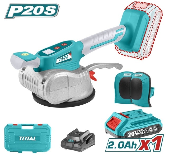 VENTOSA VIBRADOR 50K INALÁMBRICA 20V+ RODILLERAS TOTAL1