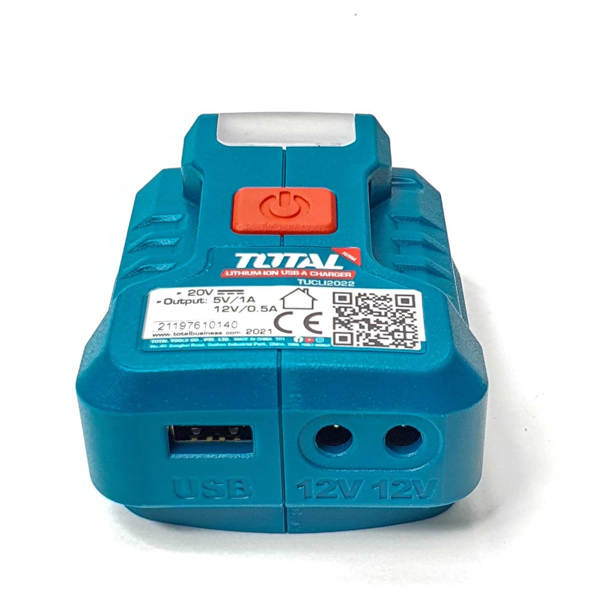 ADAPTADOR USB PARA CARGAR CELULAR + LUZ LED TOTAL2