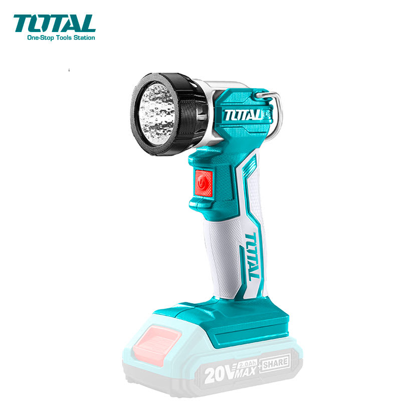 LINTERNA LED 3.2W 20V BARETOOLS TOTAL - 225 LUMENS - P20S - TWLI20011