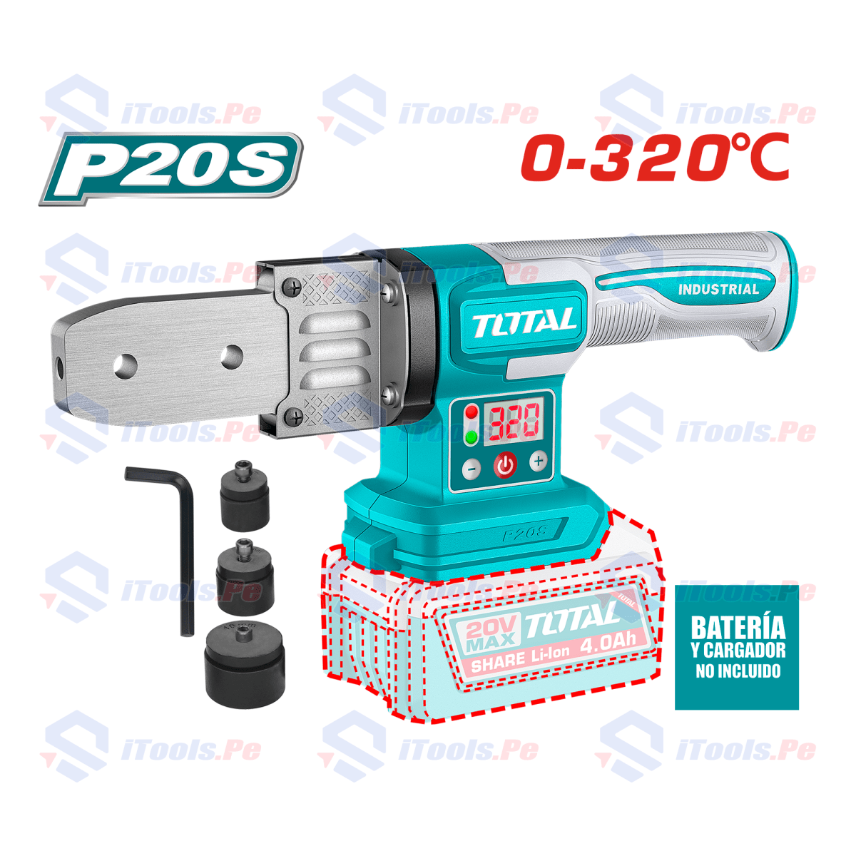 TERMOFUSURA BARETOOLS 20V 320ºC EN CAJA TOTAL / TWTLI20182-CBZ1