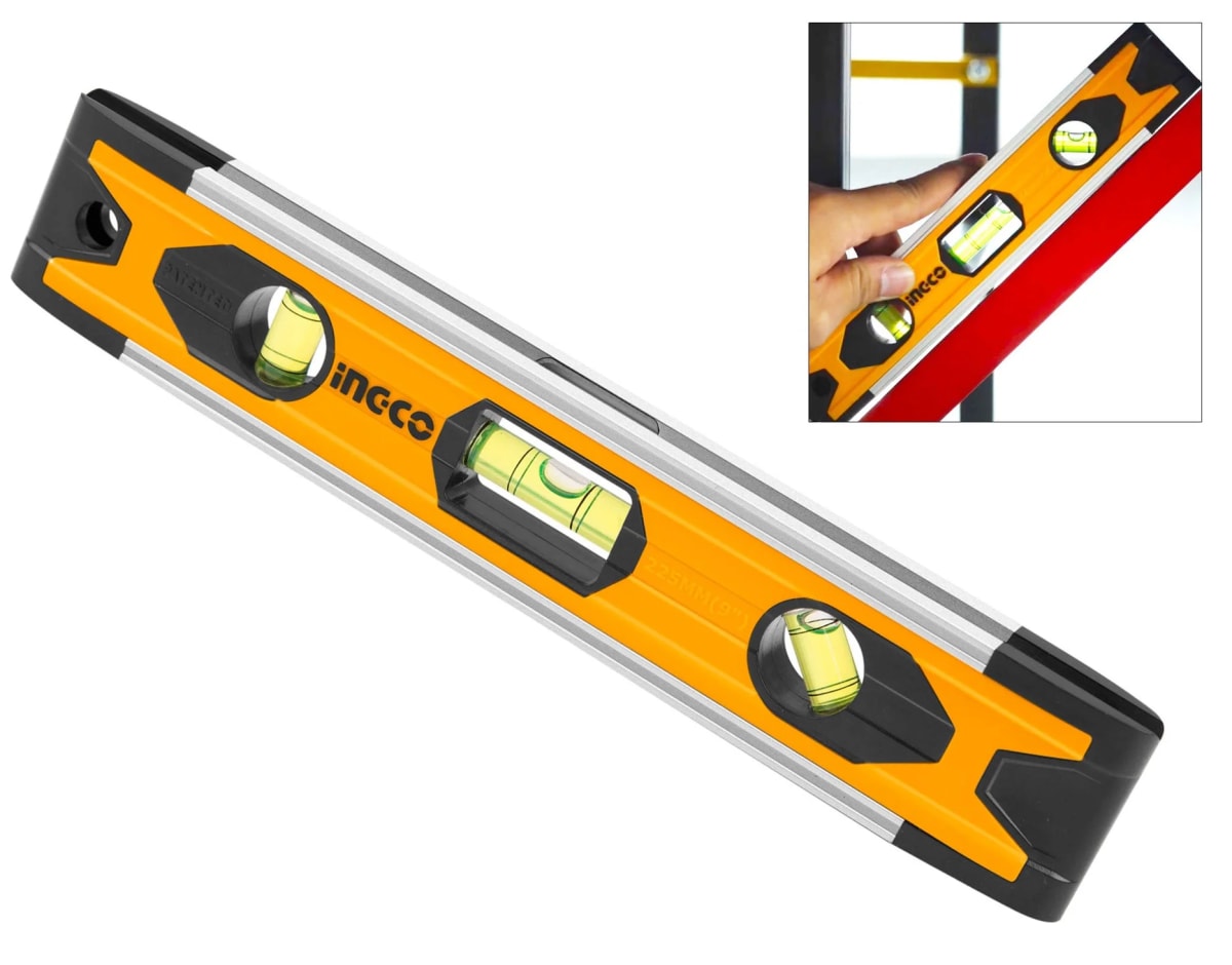 MINI NIVEL MAGNETICO 22.5CM INGCO HMSL010301