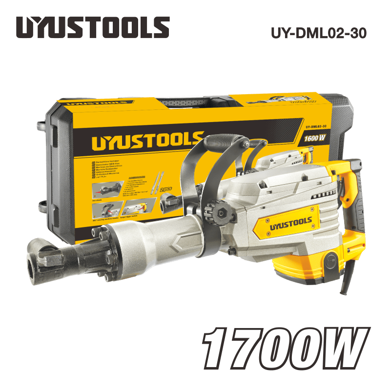 MARTILLO DEMOLEDOR HEXAGONAL 1700W 16KG UYUSTOOLS4