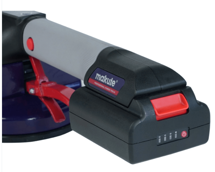 VENTOSA VIBRADORA PARA PORCELANATO 16.8V 123MM 2 BATERIAS MAKUTE2