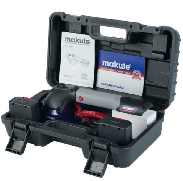 VENTOSA VIBRADORA PARA PORCELANATO 16.8V 123MM 2 BATERIAS MAKUTE1