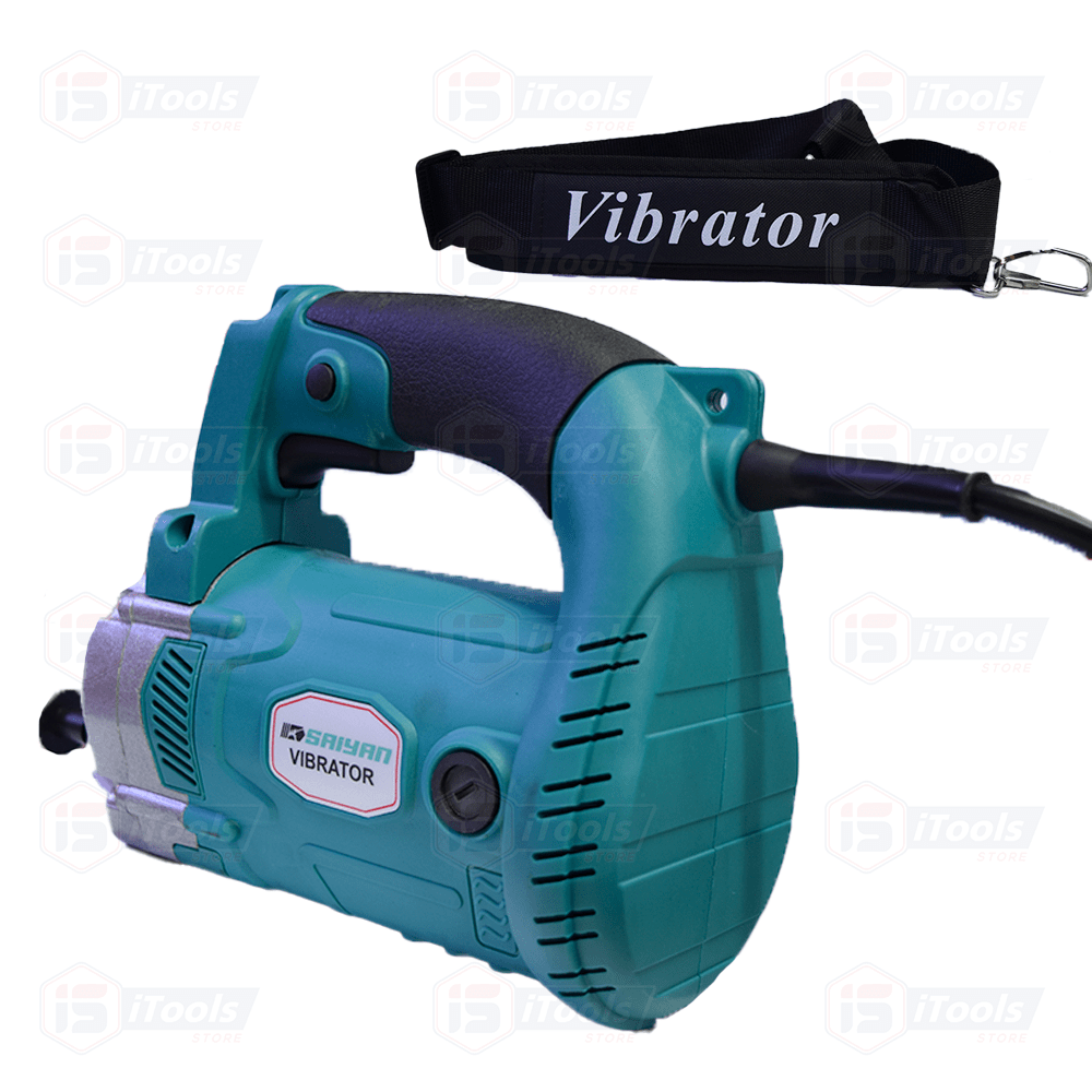 VIBRADOR ELÉCTRICO DE CONCRETO DE MANO 1700W ROJO -50MM + MANGUERA DE 4M / VC3455HD4M SAIYAN2
