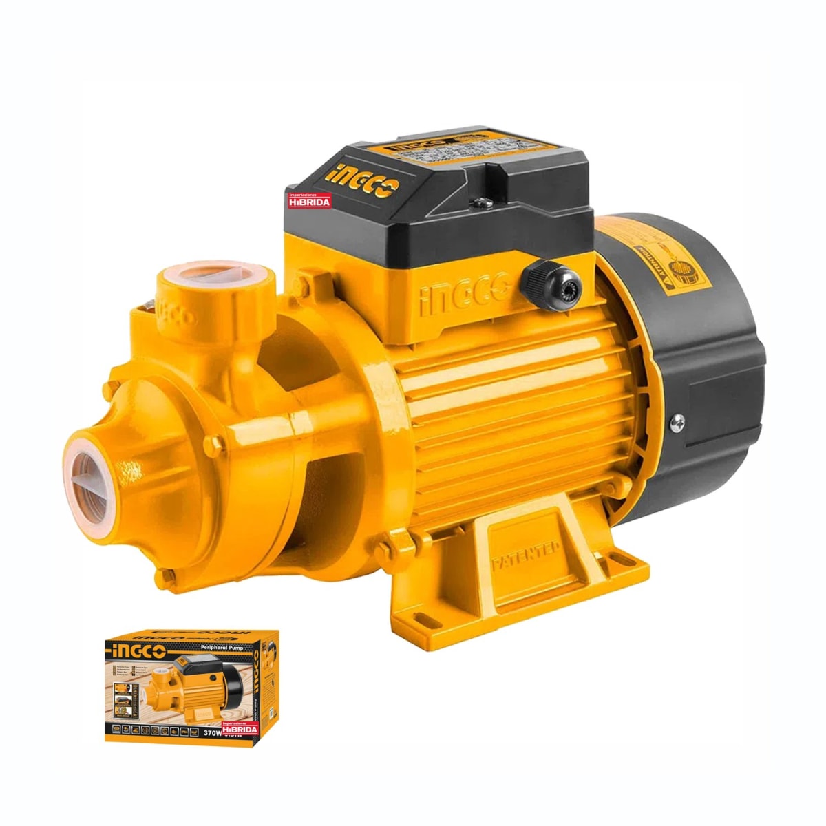 HIDROBOMBA PERIFÉRICA 0.5HP 35LMIN INDUSTRIAL INGCO - VPM3708-53