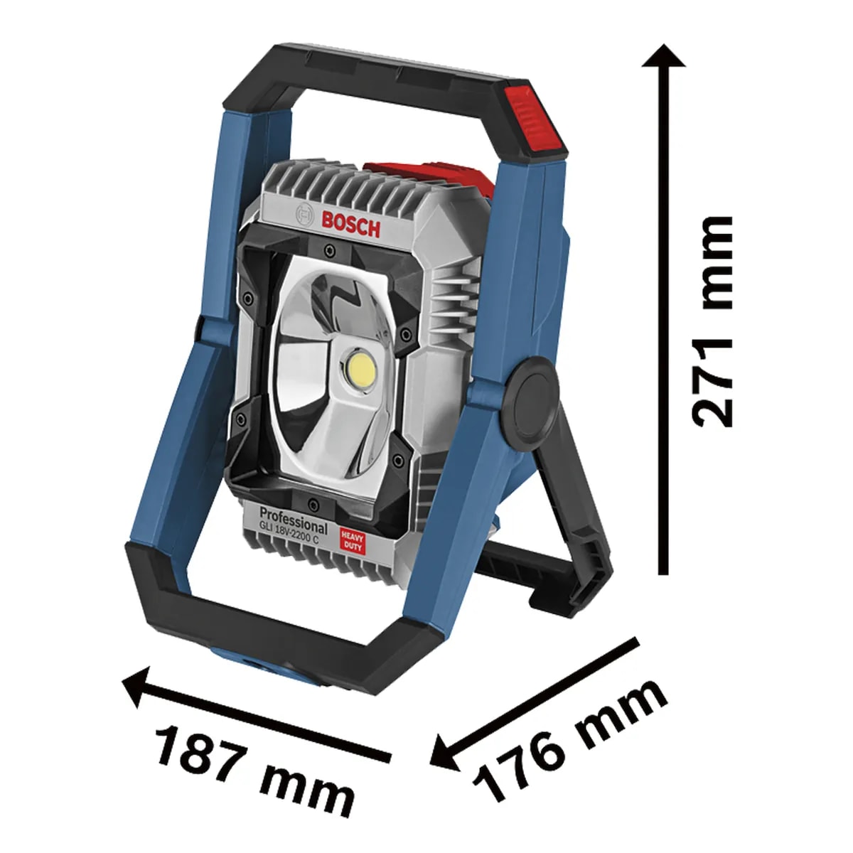 LINTERNA DE TRABAJO 18V 2200 LM BARETOOL BOSCH GLI 18V-2200 C / 06014465013